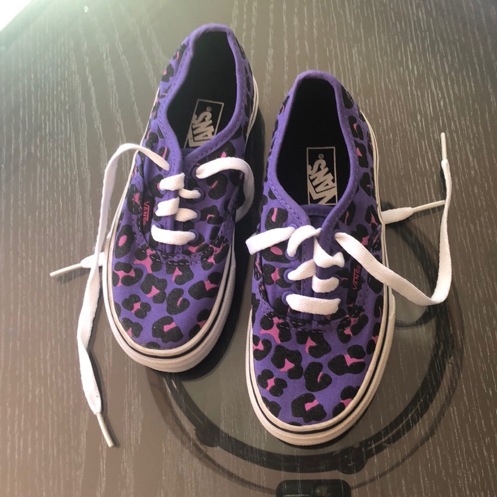 Girls leopard vans!!!! (Kids) toddlers size